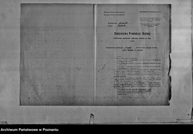 Obraz 7 z jednostki "/Statystyka produkcji rolnej - zestawienie powiatowe - Szubin"