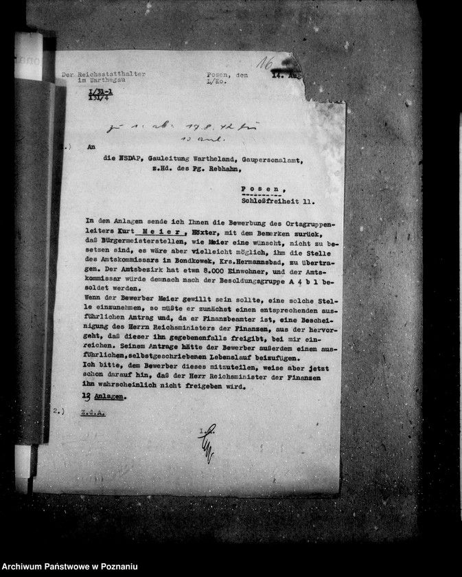 Obraz 20 z jednostki "Bewerbungen um Anstellung"