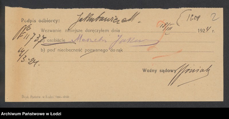 Obraz 4 z jednostki "Moszek Jakubowicz- sprzedaż manufaktury bawełnianej"