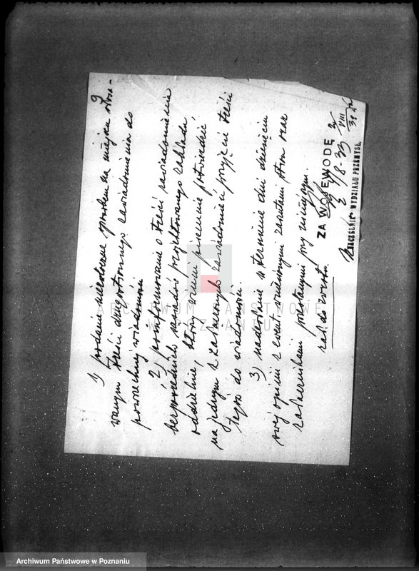 Obraz 13 z jednostki "Wytwórnia chemiczna Nitrolak w Poznaniu /zatwierdzenie projektu urządzania/"