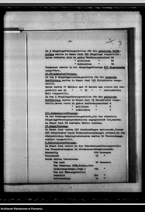 Obraz 12 z jednostki "Stand des Gesundheitswesens in Litzmannstadt - Land (Łódź)"