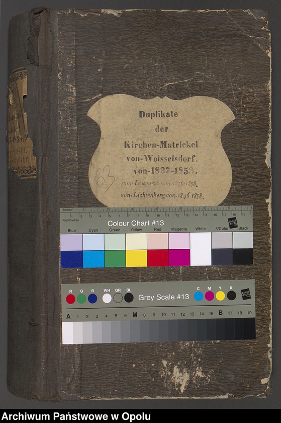image.from.unit.number "Duplikate der Kirchen-Matrickel von Woisselsdorf von 1837-1858, von Leupusch von 1838-1858, von Lichtenberg von 1846-1858 [rzymskokatolicki kościół parafialny w Wojsławiu z filią w Lubczy oraz rzymskokatolicki kościół parafialny w Kolnicy]"