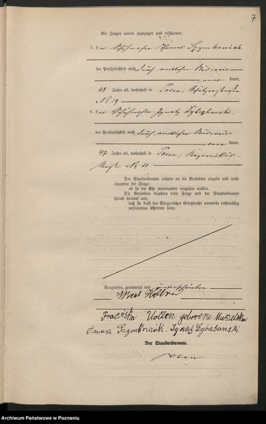 Obraz 9 z jednostki "Księga miejscowa małżeństw tom II [Rejestr główny małżeństw]"