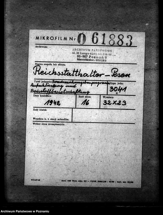 Obraz 2 z jednostki "Sonderwohnungbauprogramm Aufschliessung und Baustoffbewirtschaftung"