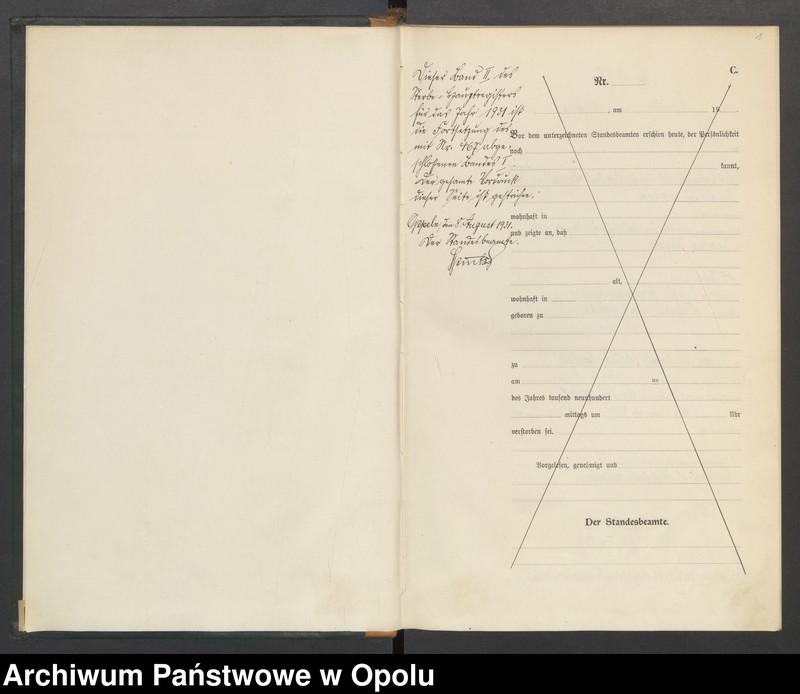 Obraz 4 z jednostki "[Rejestr zgonów] 1931 Tom II Nr 468-746"