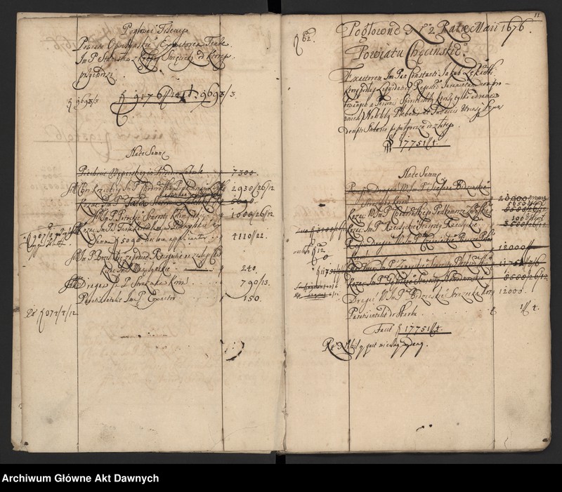 image.from.unit.number "Rozliczenie z pogłównego i szelężnego uchwalonych w 1676 r."