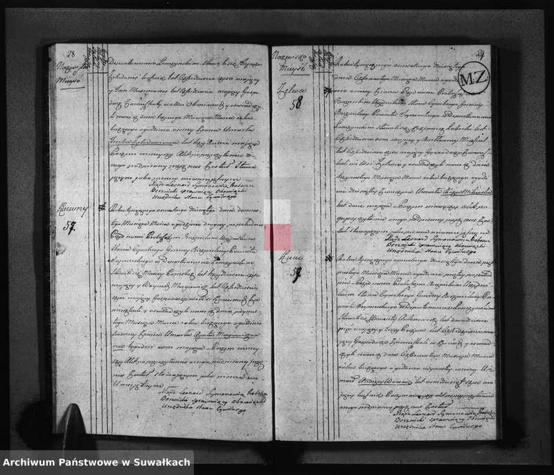 image.from.unit.number "Akta Zeszłych w Gminiej Berznickiey od 10 Maja 1809 R-u"