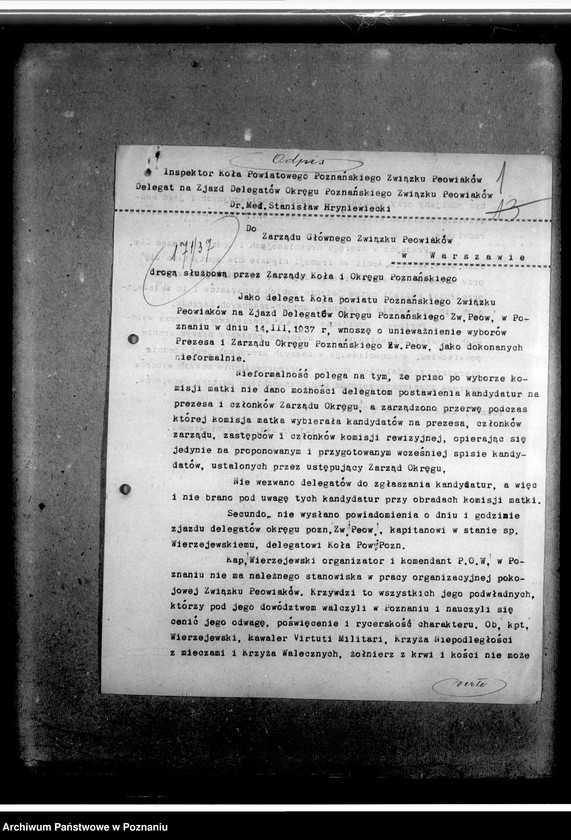 image.from.unit.number "Korespondencja w sprawach personalno - organizacyjnych dotycząca m.in. udzielania pomocy w zatrudnieniu, otrzymaniu mieszkania i pomocy materialnej"