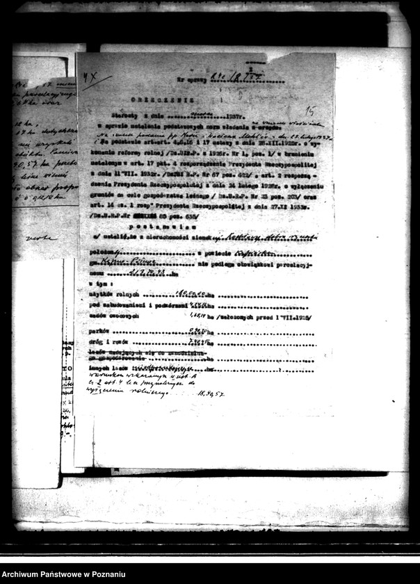 Obraz 19 z jednostki "Majątek Kochłowy wyłączenie z art. 4, 5 ustawy o reformie rolnej"