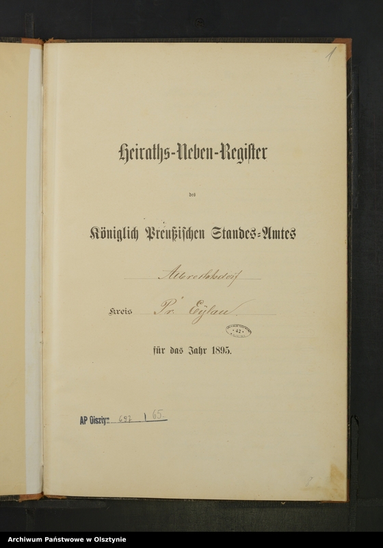 image.from.unit.number "Heiraths-Neben-Register Nr 1 - 13"