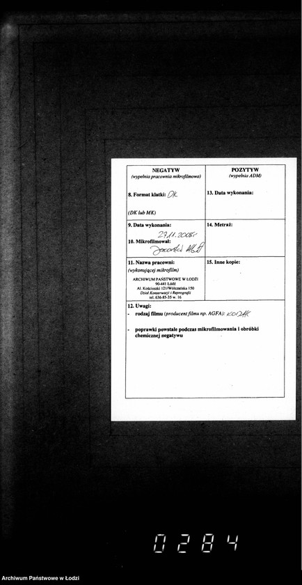 Obraz 3 z jednostki "Księga metrykalna aktów urodzeń, małżeństw i zgonów"