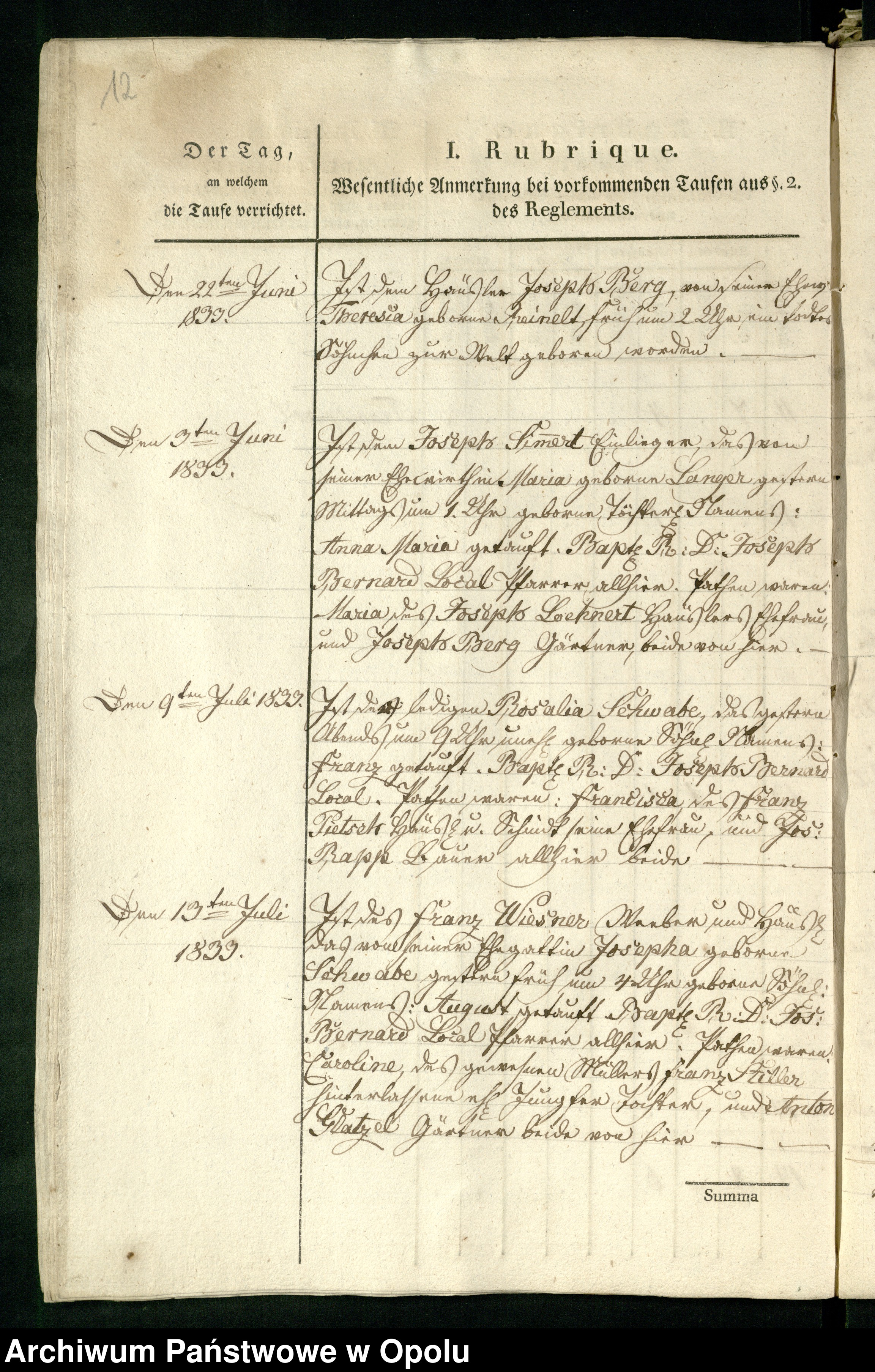 Skan z jednostki: Nebenregister der Gemeinde Heinersdorf Geburts- Heirats- und Sterberegister der Jahre 1833, 1834 und 1835