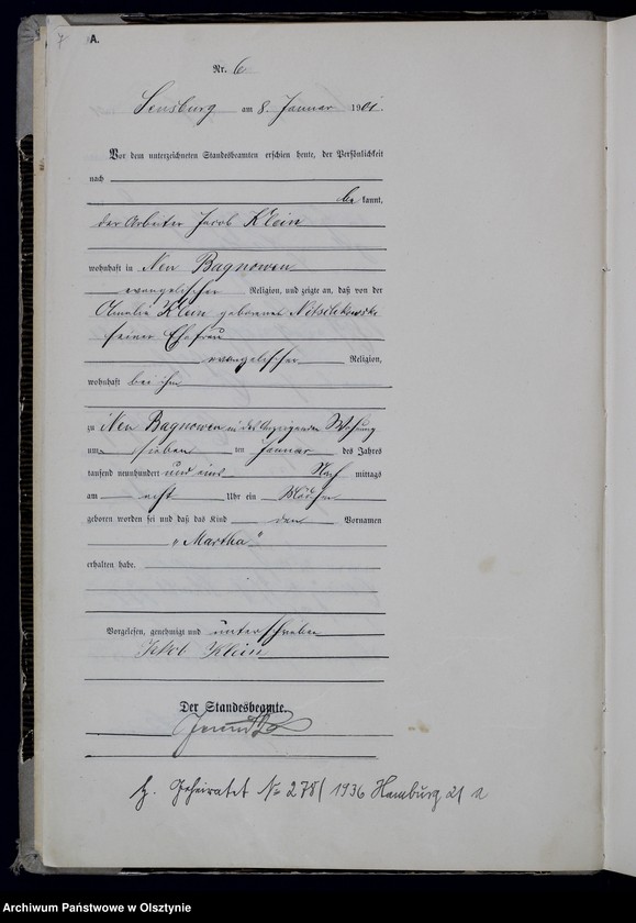 image.from.unit.number "Geburts-Haupt-Register Nr 1 - 354"