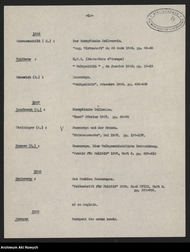 image.from.unit.number "Dotation Carnegie pour la Paix Internationale, Centre Européen - Paryż. Informacje o wydawnictwach."