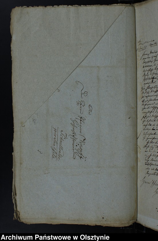 image.from.unit.number "Die Bedachung u. Umzäunung der Schnellwaldschen Kirchen-Pfarr-u. Schulgrundstücke. (1799) 1825-1865"