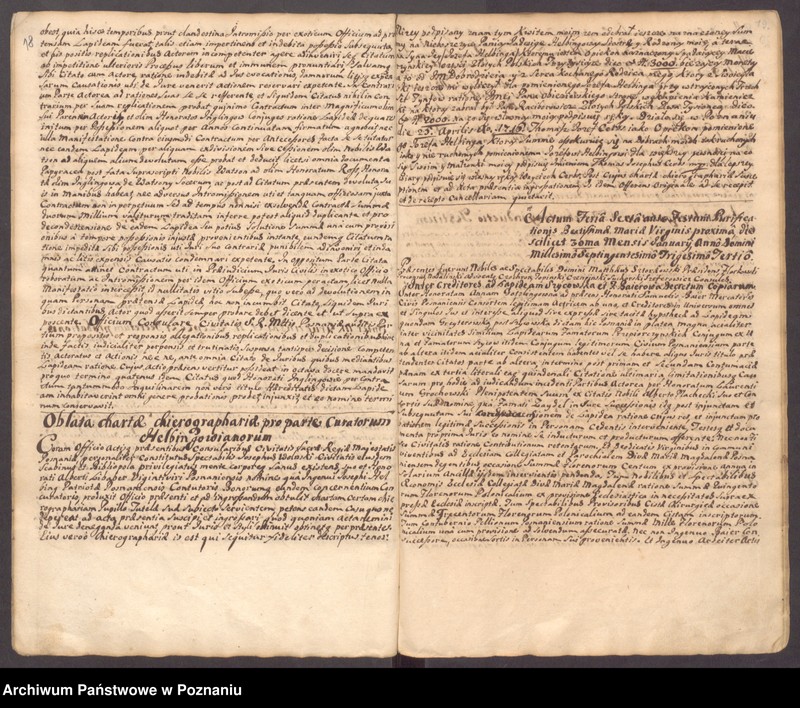 Obraz 13 z jednostki "Liber actorum officii consularis civitatis Posnaniae."