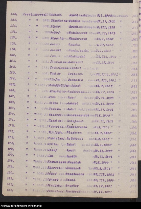 Obraz 14 z jednostki "Imienny spis powstańców frontu zachodniego."