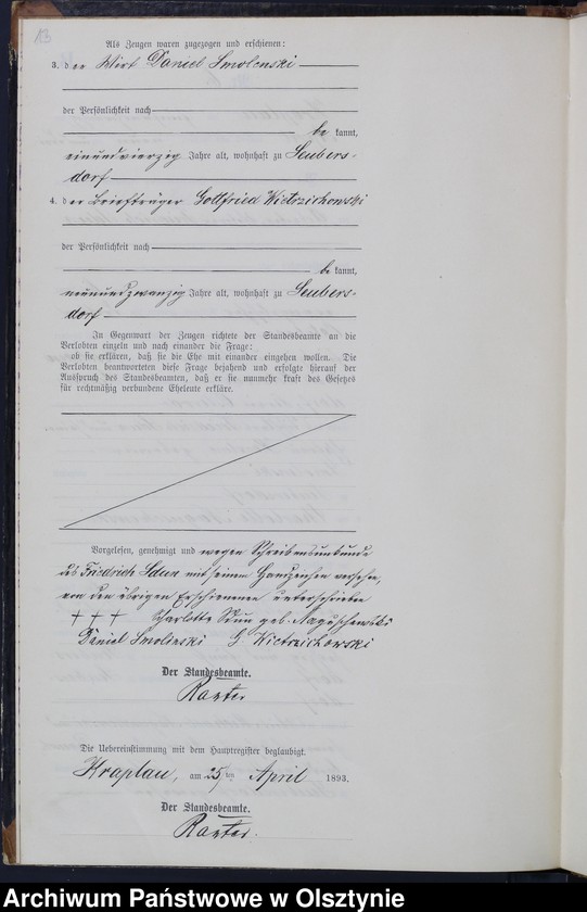 image.from.unit.number "Heiraths-Neben-Register Nr 1 - 13"