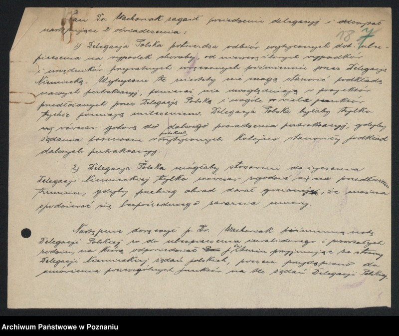 Obraz 20 z jednostki "[Rokowania polsko-niemieckie w sprawach ubezpieczeń społecznych]"