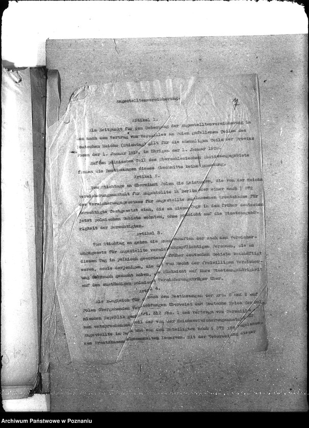 Obraz 15 z jednostki ""Arbitraż" [wedle postanowień artykuł 312 Trakt. Versalskiego materiał dot. ubezpieczeń społecznych zebrany przez ekspertów]."