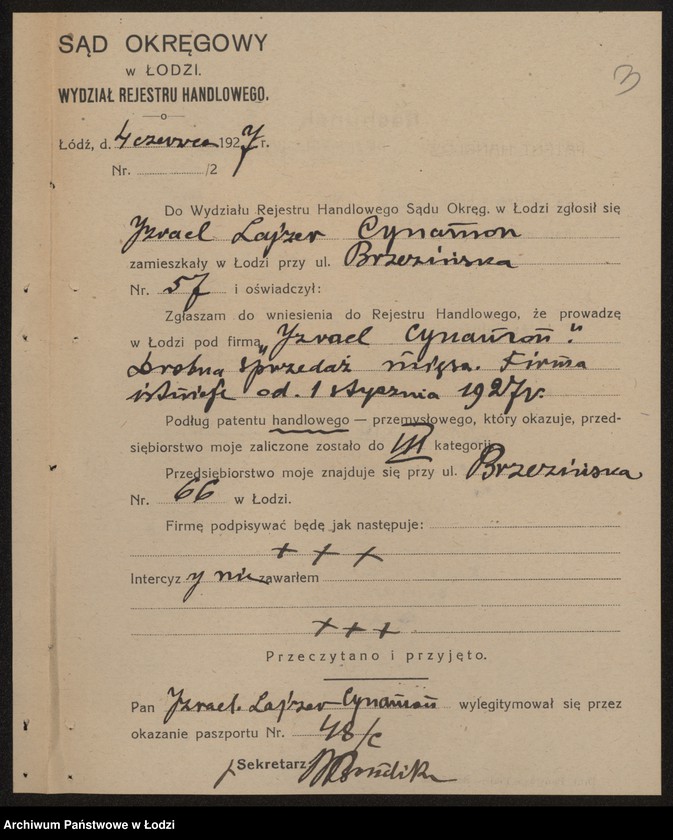 Obraz 5 z jednostki "Izrael Cymmerman- drobna sprzedaż mięsa"