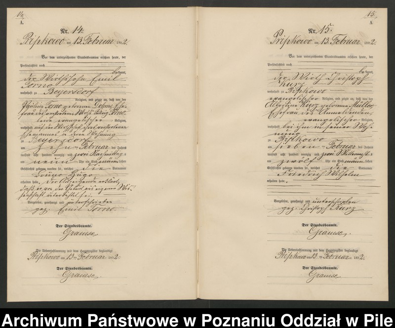 Obraz 10 z jednostki "Księga urodzeń"