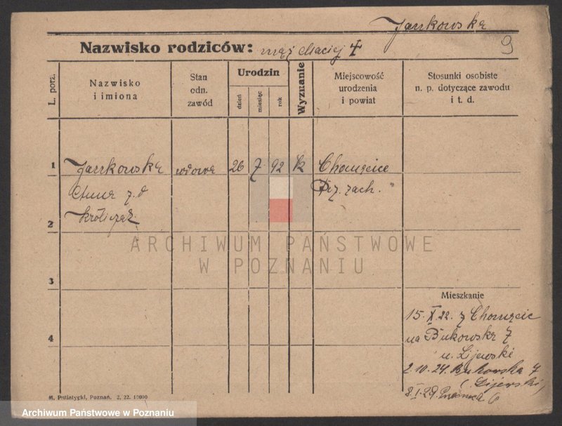 Obraz 9 z jednostki "Jankowski (wdowy i samotni mężczyźni)"