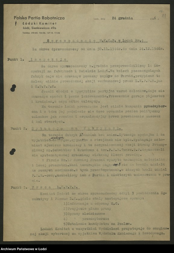 Obraz 12 z jednostki "Sprawozdania [z działalności]"