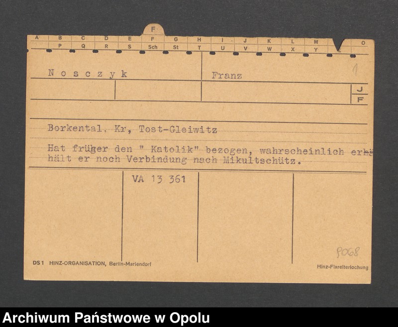 Obraz 3 z jednostki "[Nosczyk Franz, Borkental]"