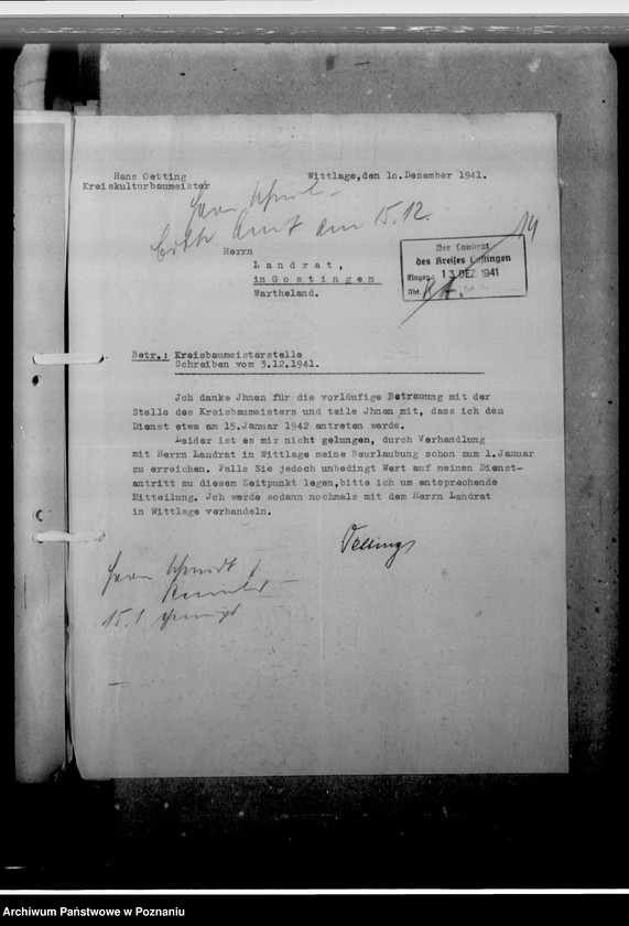 Obraz 18 z jednostki "Oetting, Hans - Kreisbaumeister"