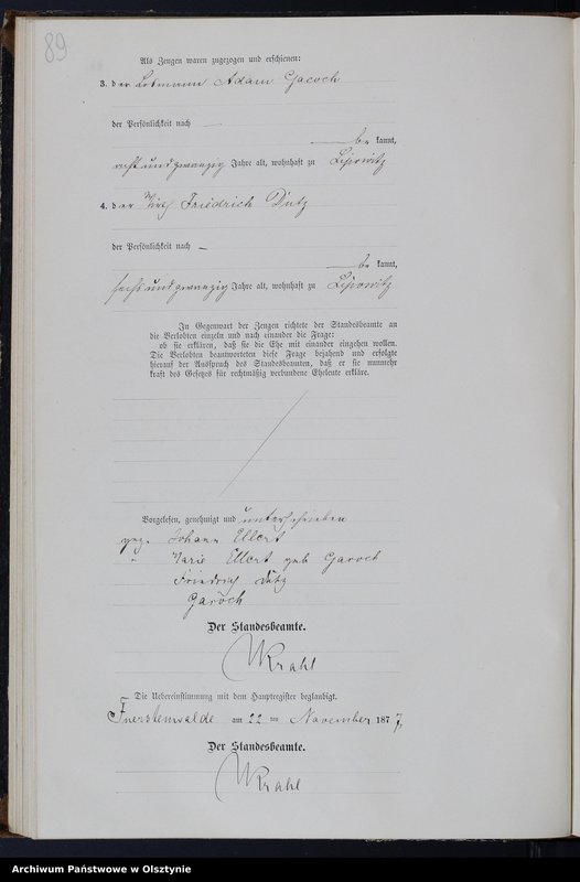 image.from.team "Urząd Stanu Cywilnego w Księżym Lasku pow. szczycieński"