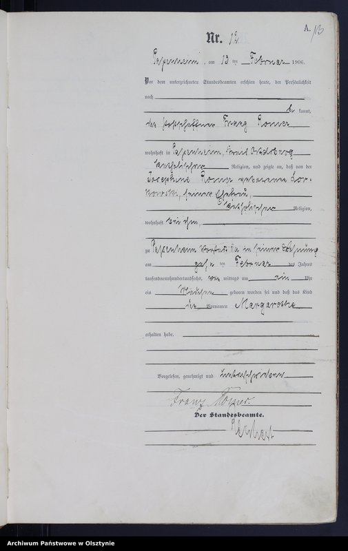 image.from.unit.number "Geburts-Haupt-Register Nr 1 - 83"