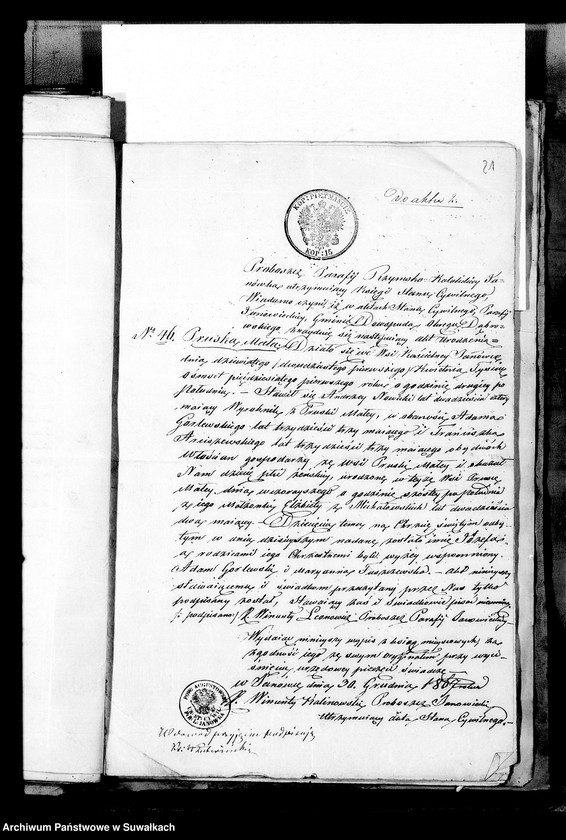 image.from.unit.number "Anneksa Aktów Ślubnych Parafii Mirosławskiej z roku 1868"