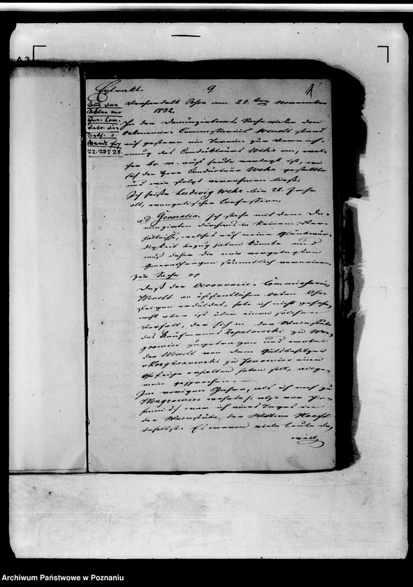 Obraz 5 z jednostki "Akta in Denuntiationssachen wider den Oekonomiekommissarius Wendt zu Wągrowiec."