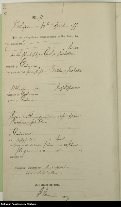 Obraz z jednostki "Sterbe-Haupt-Register Nr 11 - 24"