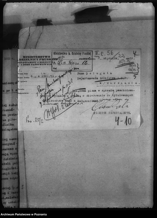 Obraz 9 z jednostki "Deleg. Departamentu Rolnictwa i D. Państw. Rybołówstwo"