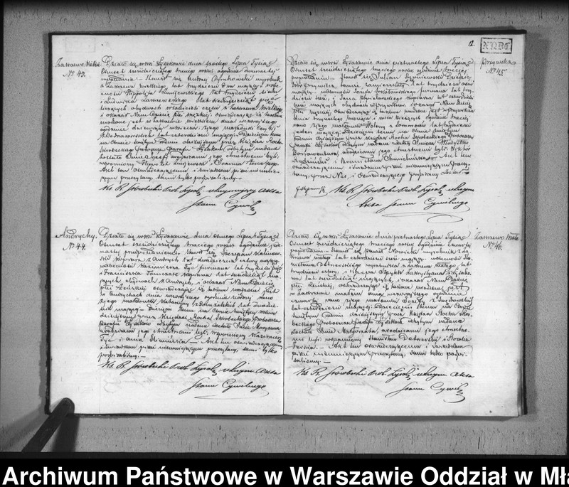 Obraz 15 z jednostki "Akta urodzin, małżeństw i zgonów"