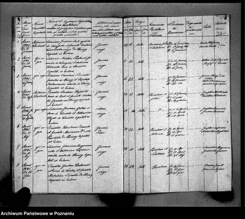 Obraz 18 z jednostki "Duplicat baptisatorum, copulatorum, mortuorum"