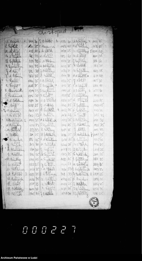 Obraz 5 z jednostki "Wykazy wekslowe Kasy Pożyczkowej"