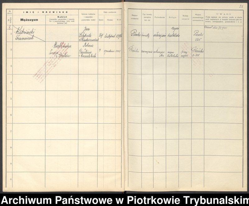 image.from.unit.number "[Księga ludności stałej wsi: Romanówka, Pieńki]"