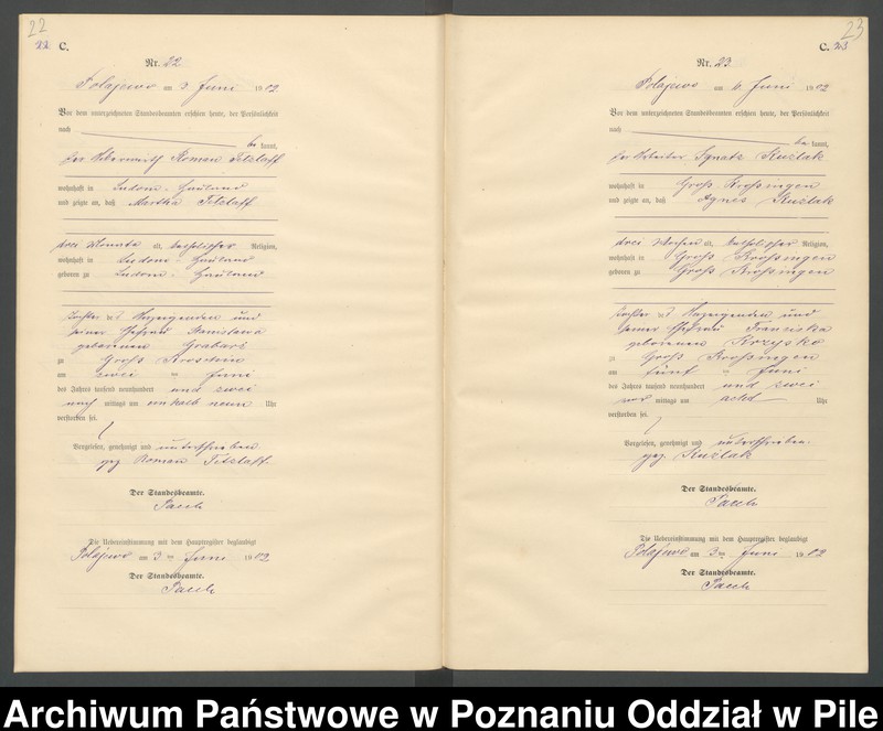 Obraz 14 z jednostki "Księga zgonów"