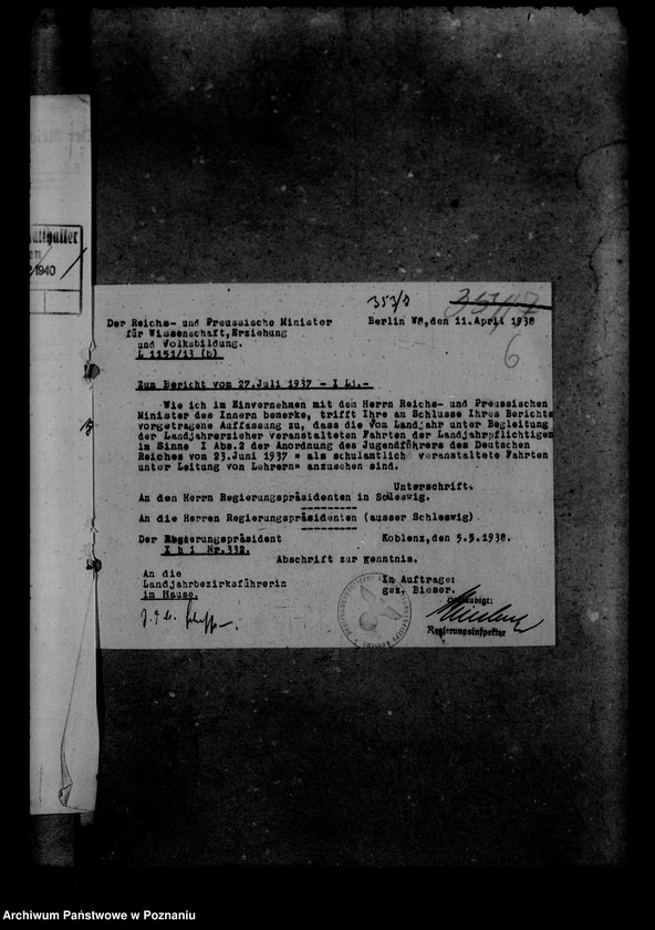 Obraz 10 z jednostki "Arbeitspläne im Landjahrlager"