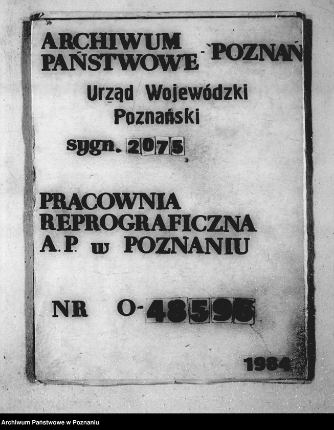 image.from.unit.number "Majętności Pyszczyn powiatu bydgoskiego wydzielenie zastrzeżonych parcel"