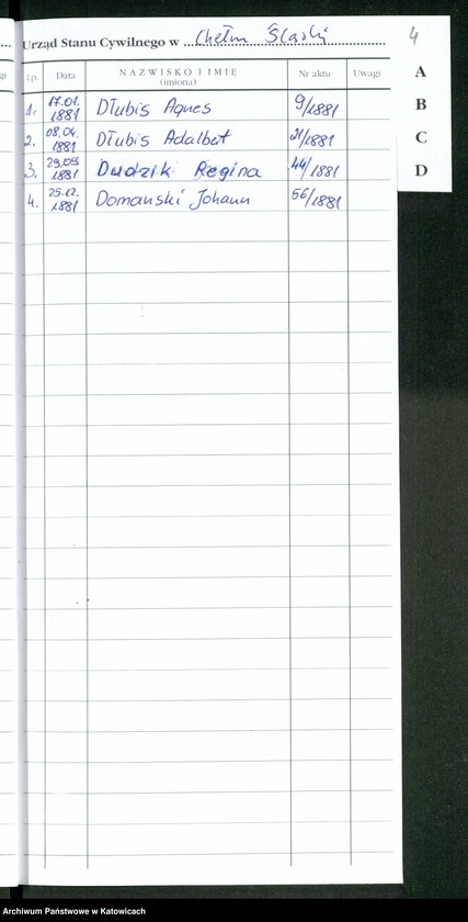 image.from.unit.number "Skorowidz alfabetyczny do księgi urodzeń"