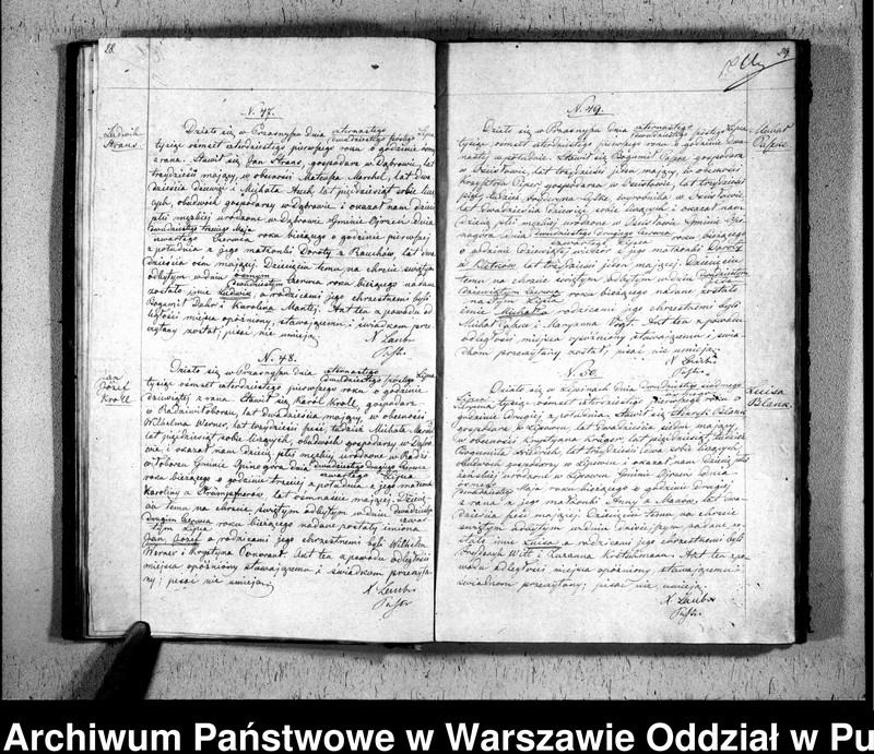 image.from.unit.number "Akta urodzeń, małżeństw i zgonów"