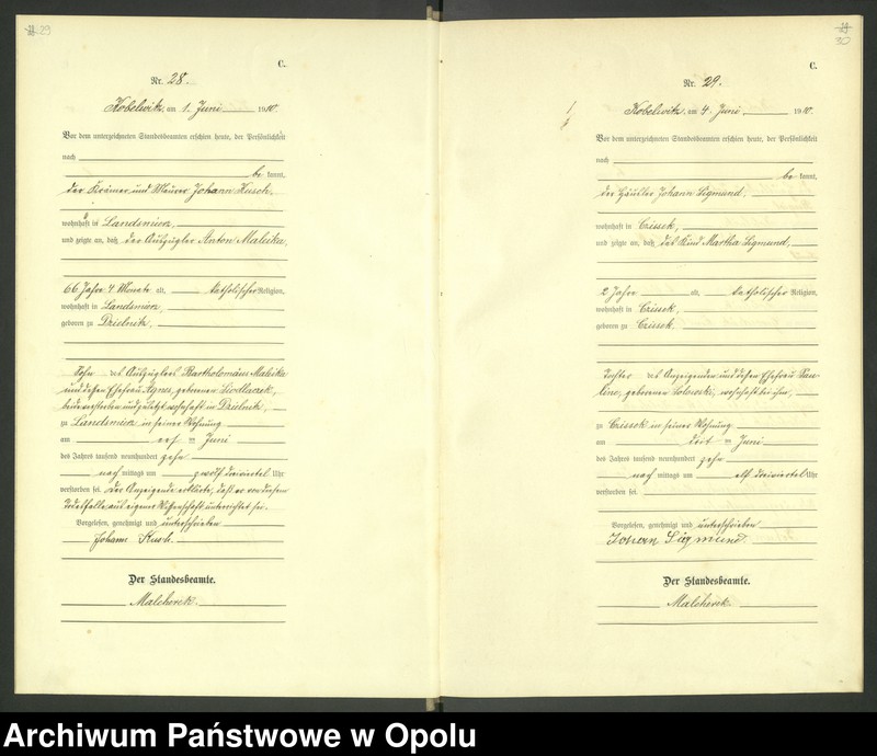 image.from.unit.number "Urząd Stanu Cywilnego Kobylice Księga Zgonów Rok 1910-1911"