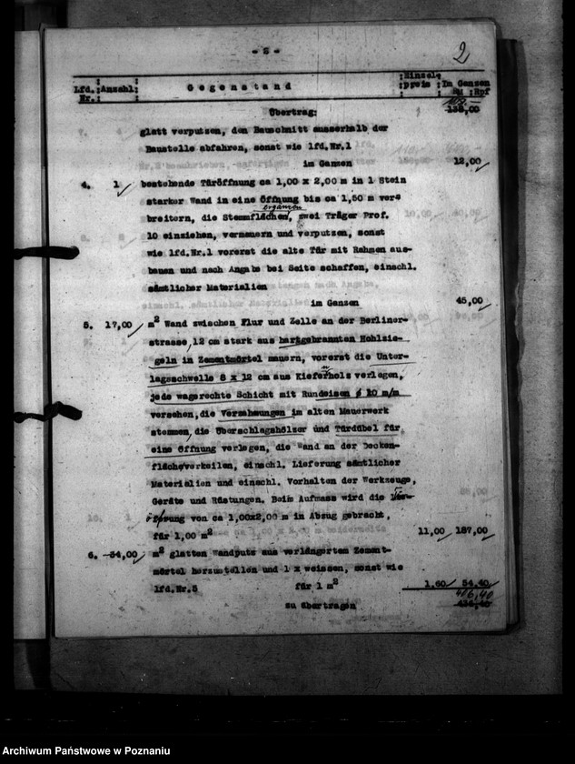 Obraz 6 z jednostki "Umbau. Polizeigefängnis Posen und Fort Radziwill"