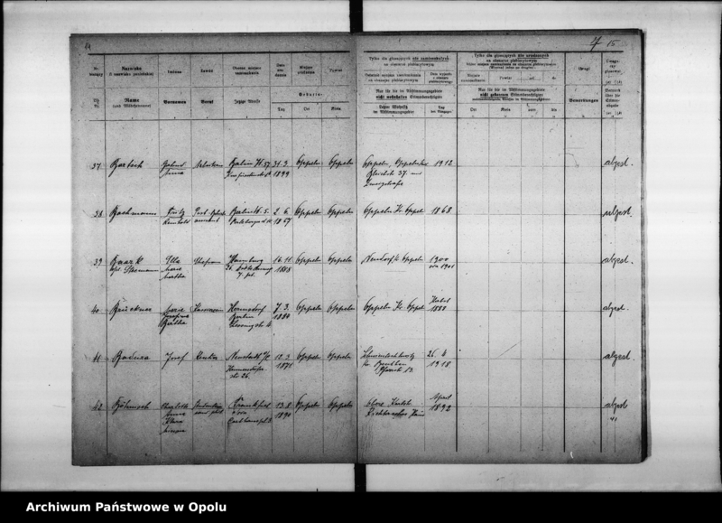 Obraz 12 z jednostki "Wahllokal: Altes Kreisgericht Krakauerstr[asse] 32"