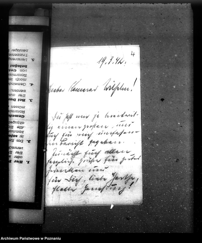 Obraz 8 z jednostki "Dörr- Posener Briefe (Korespondencja z porucznikiem Dörr)"