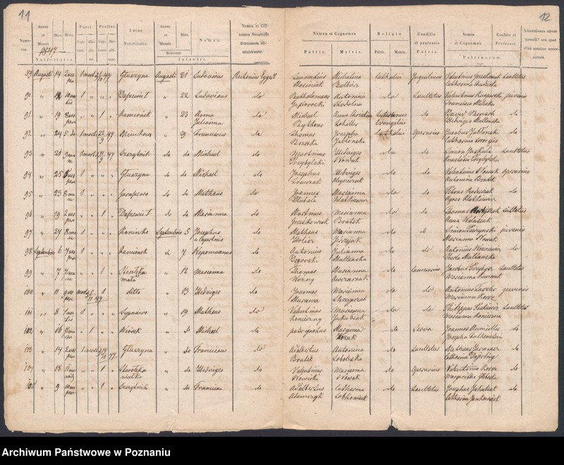 Obraz 8 z jednostki "Duplicat baptisatorum"